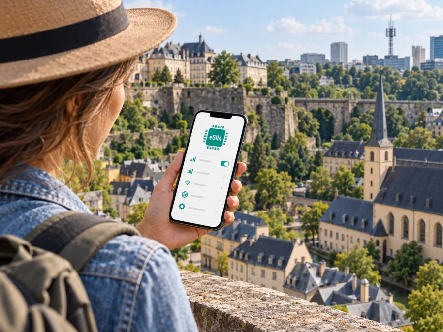Luxembourg Online eSIM في لوكسمبورغ: التفعيل والتغطية