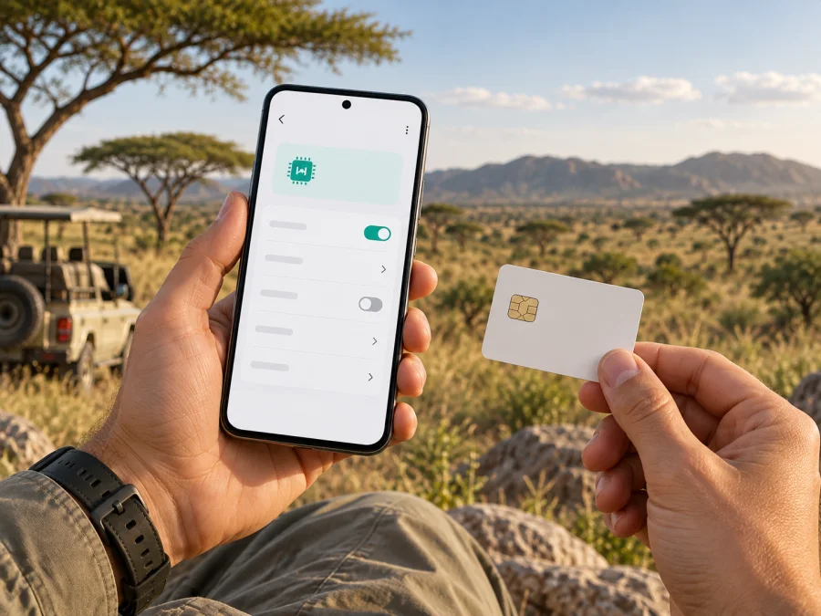 Orange eSIM في بوتسوانا: التفعيل والتغطية