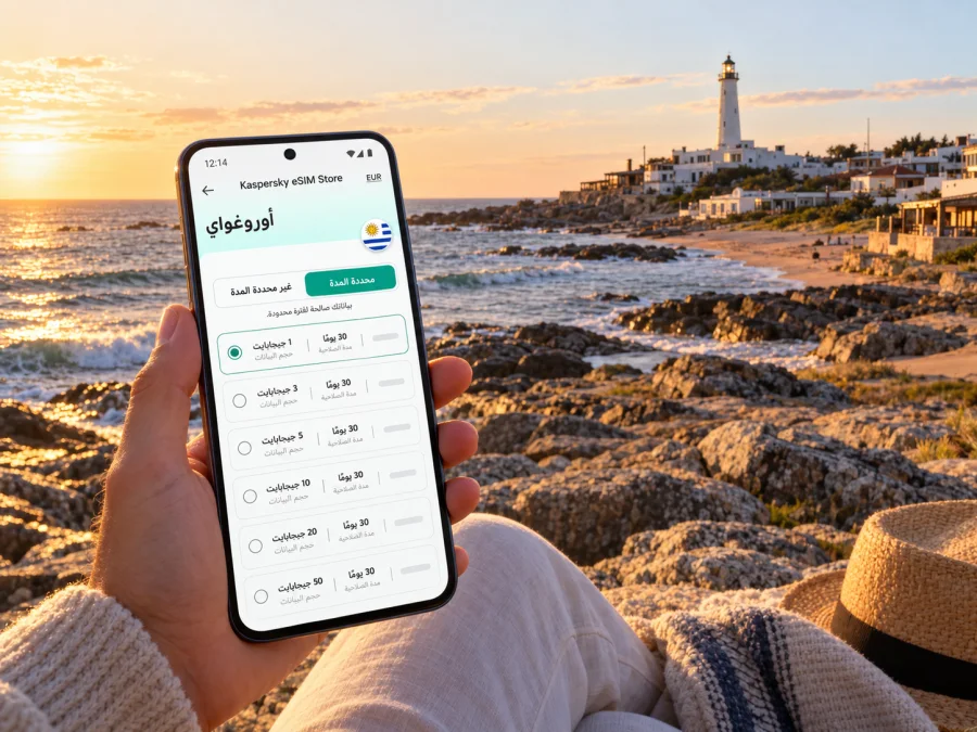 eSIM في خوسيه إجناسيو: الإنترنت في أوروغواي