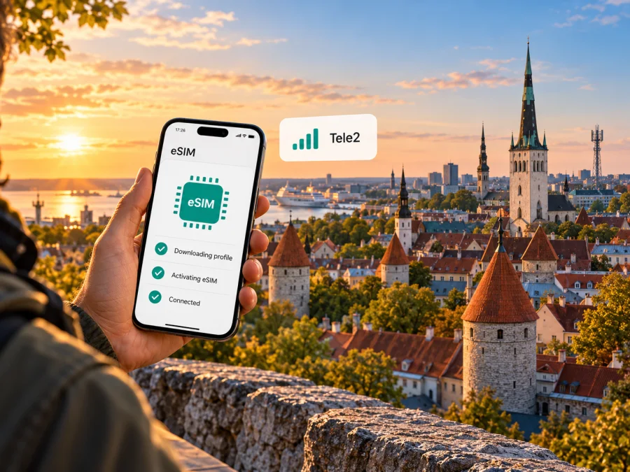 Tele2 eSIM في إستونيا: ما الذي يجب التحقق منه؟