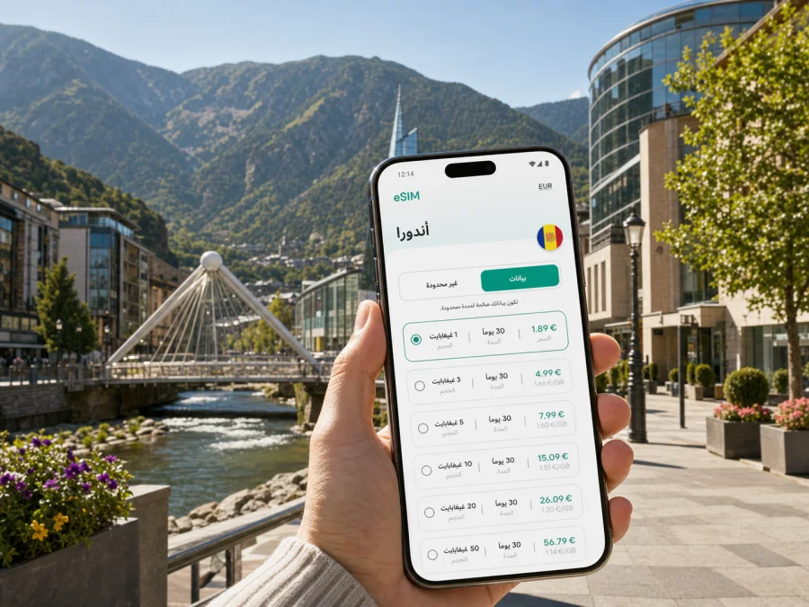 eSIM إسكالديس إنجورداني: إنترنت السفر