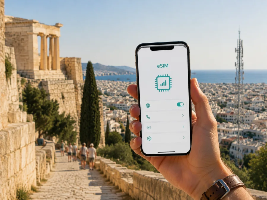 Nova eSIM في اليونان: التوافق والتفعيل