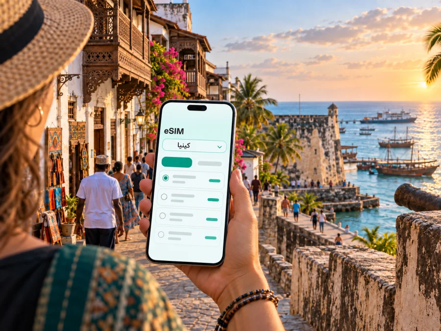 eSIM في مومباسا: إنترنت واتصال للرحلة