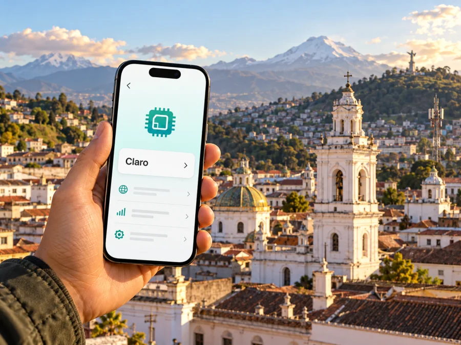 Claro eSIM في الإكوادور: التفعيل والتوافق