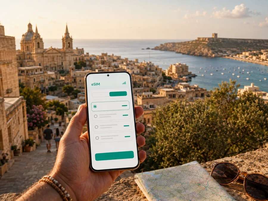 eSIM في مليحة: الإنترنت والاتصال أثناء السفر