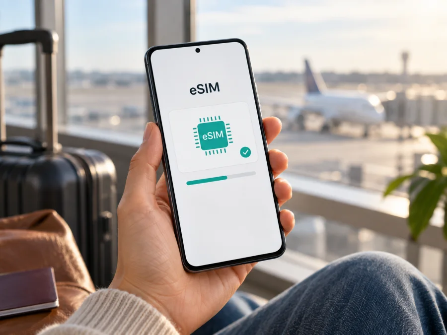 Rakuten Hand 5G eSIM: التوافق والإعداد للسفر