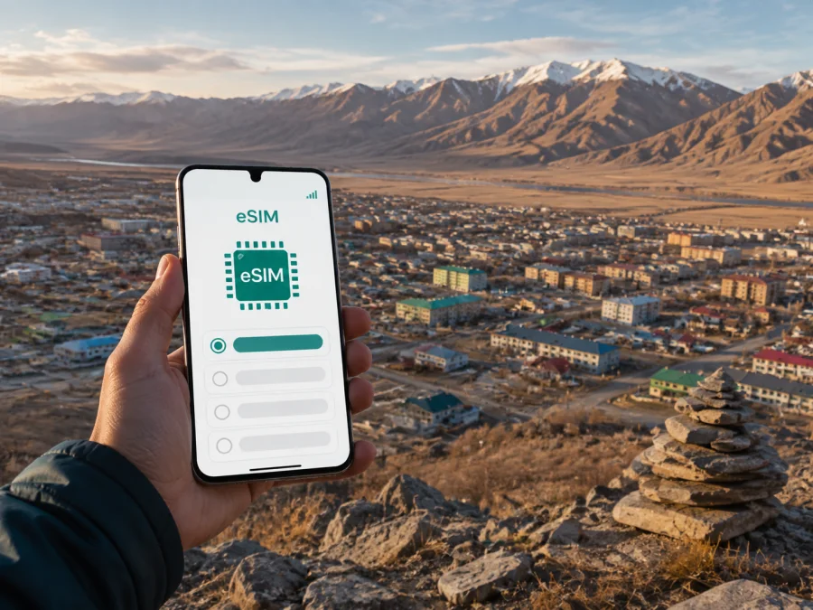 eSIM لأولجي: إنترنت محمول في منغوليا