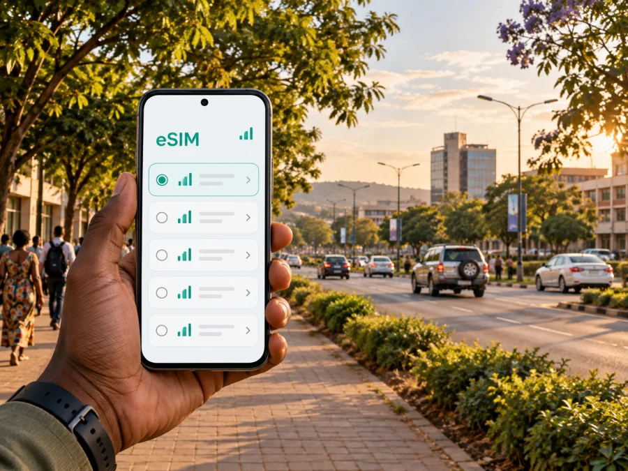 eSIM لليلونغوي: الإنترنت والتنقل في ملاوي