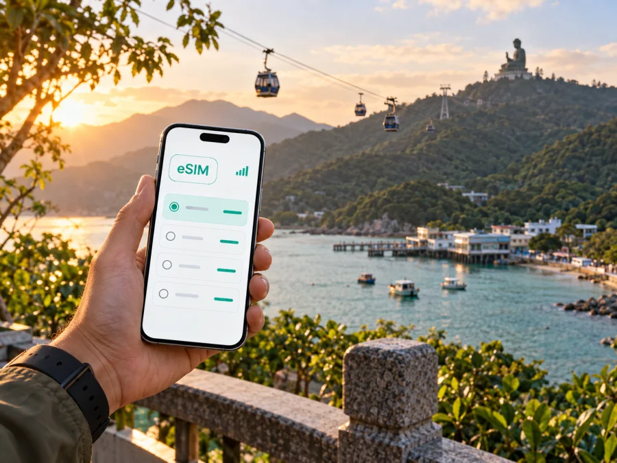 eSIM جزيرة لانتاو: إنترنت هونج كونج