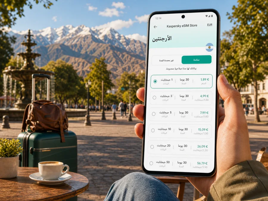 eSIM في ميندوزا: إنترنت واتصال محمول
