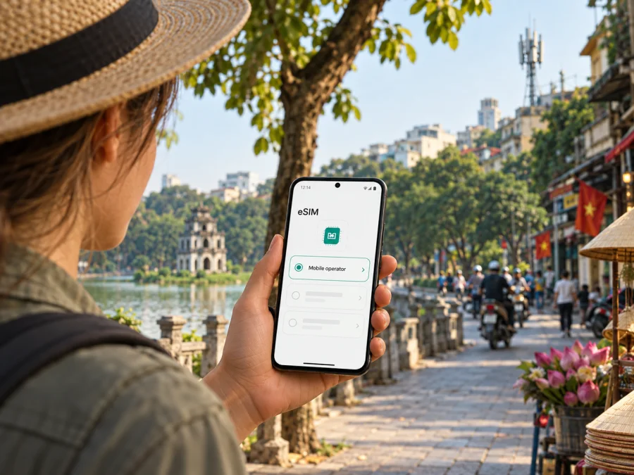 MobiFone eSIM في فيتنام: دليل المسافر