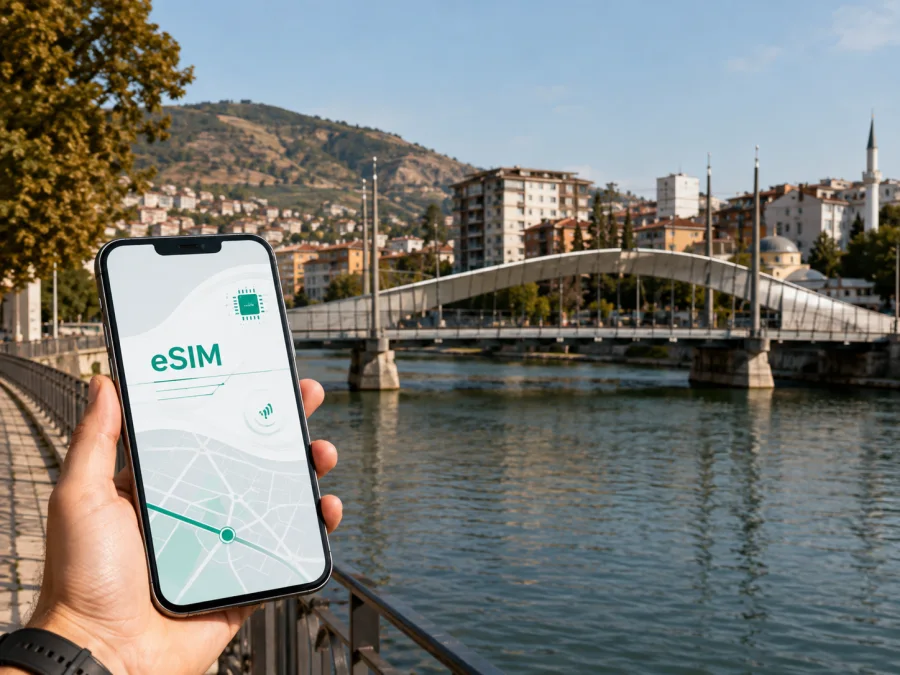 eSIM في ميتروفيتشا: إنترنت محمول في كوسوفو