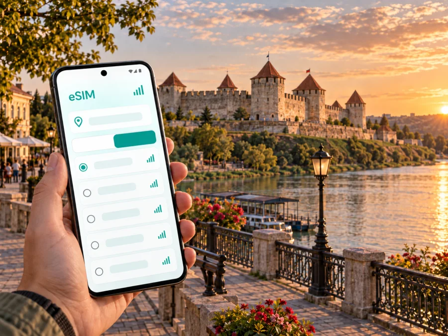 eSIM في بندر: إنترنت محمول أثناء السفر