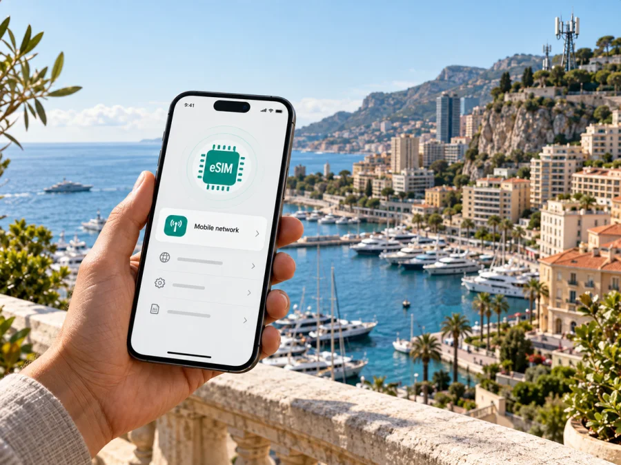 Monaco Telecom eSIM في موناكو: ما يجب التحقق منه
