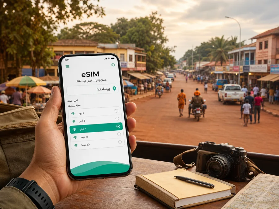 eSIM في بوسانغوا للإنترنت أثناء السفر