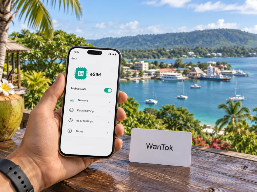 WanTok eSIM في فانواتو: ما الذي يجب التحقق منه؟