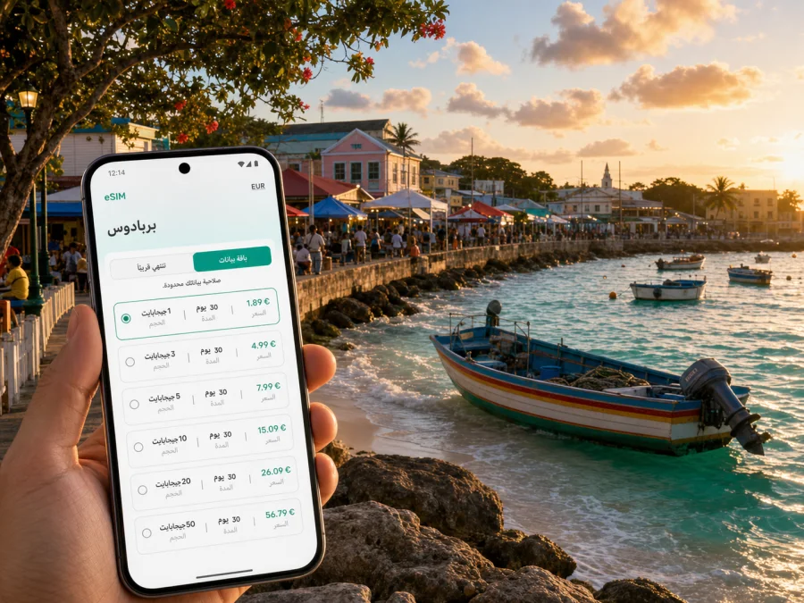 eSIM في أويستينس للإنترنت والاتصال