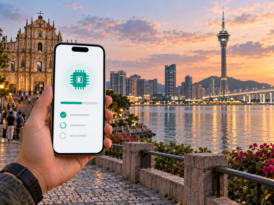 China Telecom eSIM في ماكاو: ما الذي يجب التحقق منه