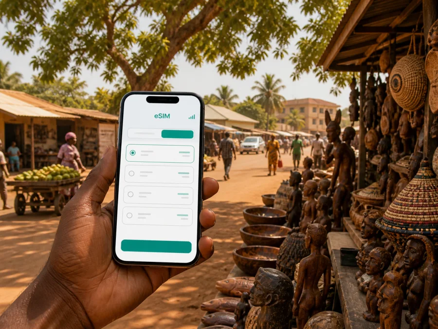 بريكاما eSIM: إنترنت واتصال محمول في غامبيا