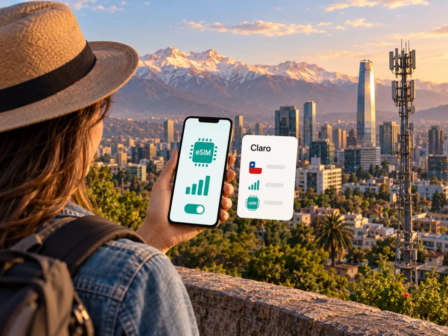 Claro eSIM في تشيلي: التفعيل والتوافق