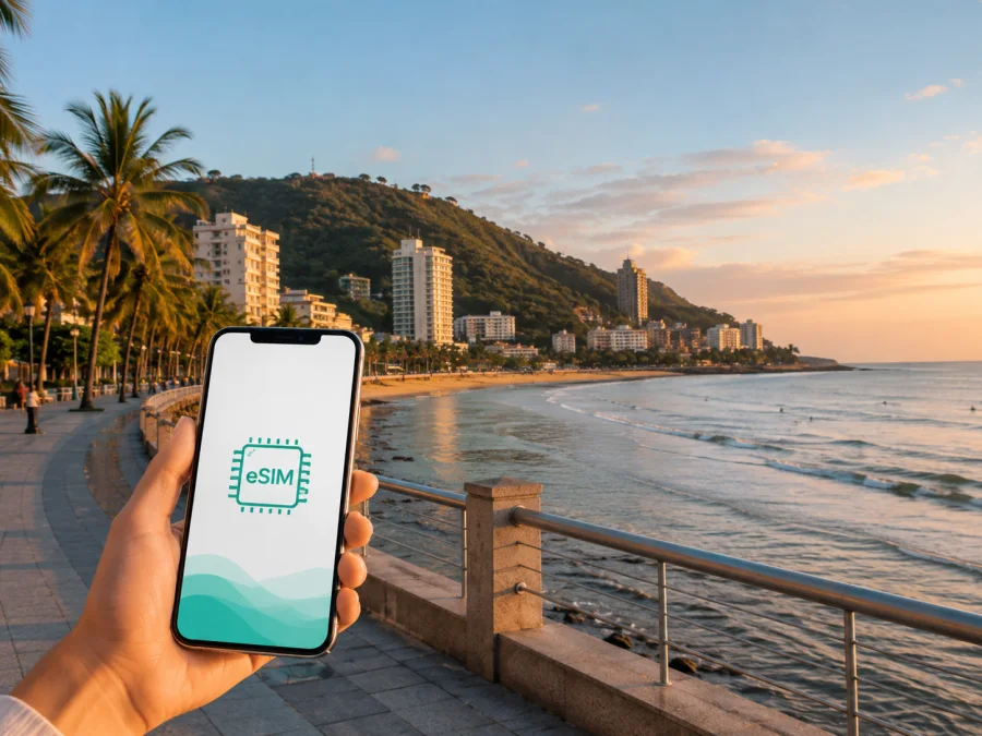 eSIM في فونج تاو: إنترنت واتصال محمول في فيتنام