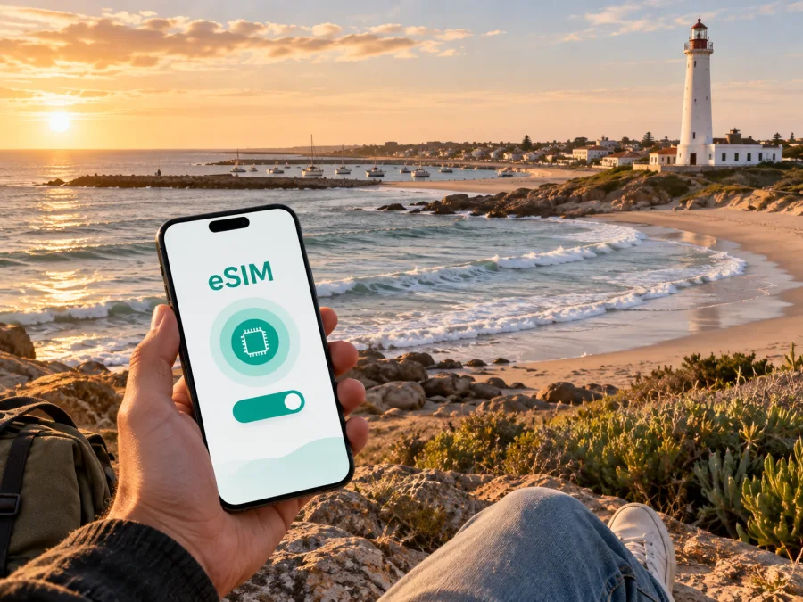 eSIM في لا بالوما: إنترنت السفر في أوروغواي