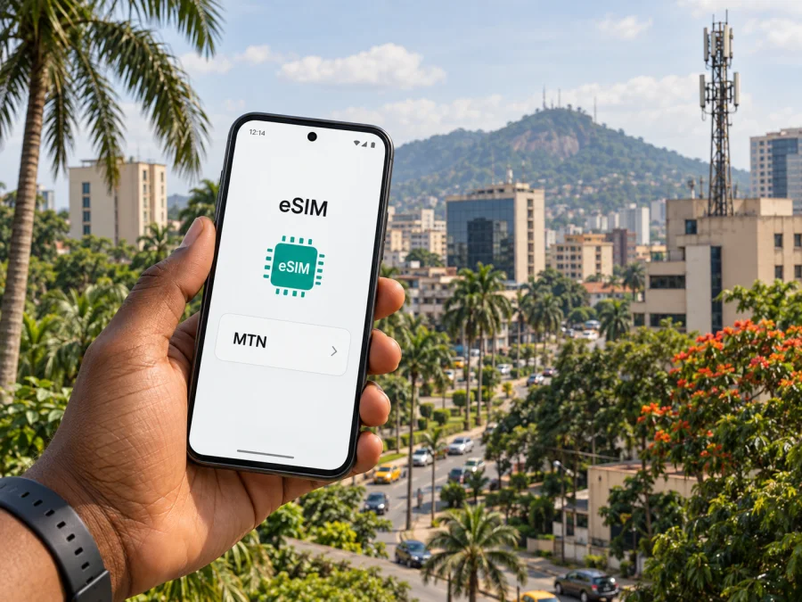 MTN eSIM في الكاميرون: التفعيل والتغطية