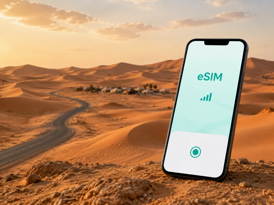 eSIM في بدية: إنترنت عملي أثناء السفر
