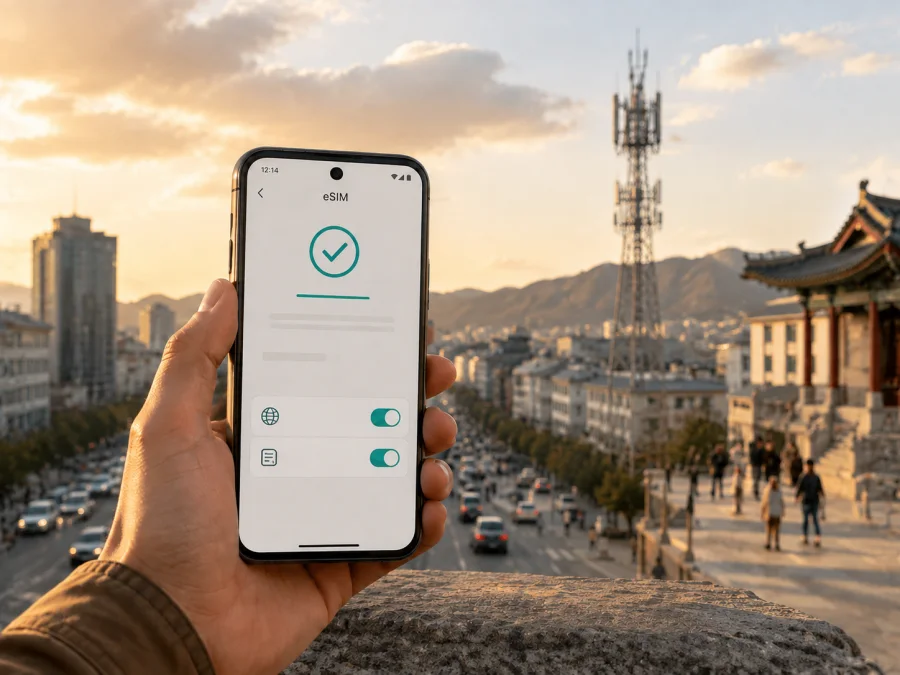 Skytel eSIM في منغوليا: ما يجب التحقق منه