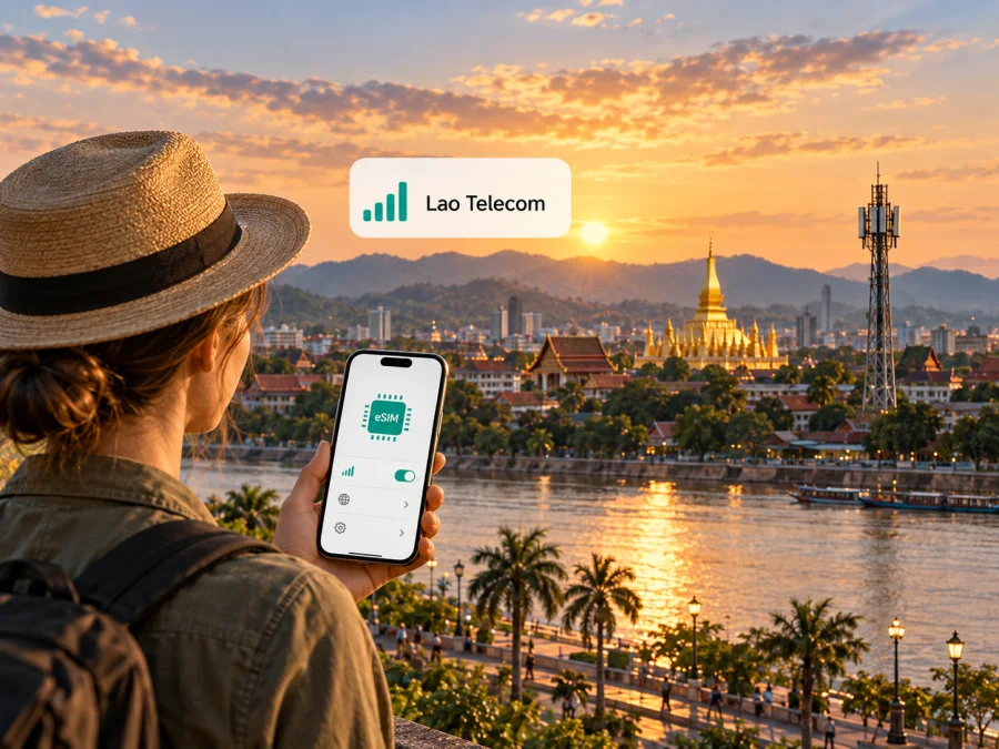 Lao Telecom eSIM في لاوس: ما الذي يجب التحقق منه؟