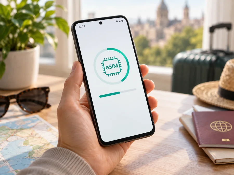 Google Pixel 8a eSIM: التوافق والإعداد