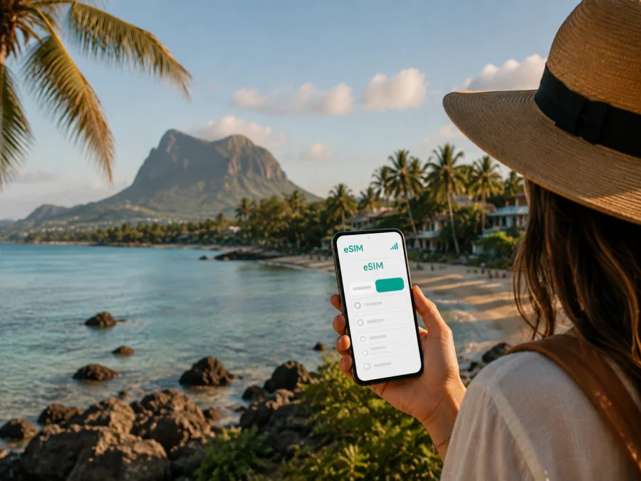 eSIM تامارين: إنترنت محمول في موريشيوس