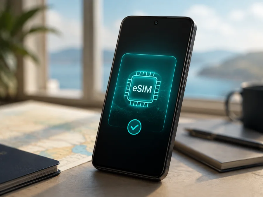 Oppo A55s 5G 128GB eSIM: التوافق والتفعيل