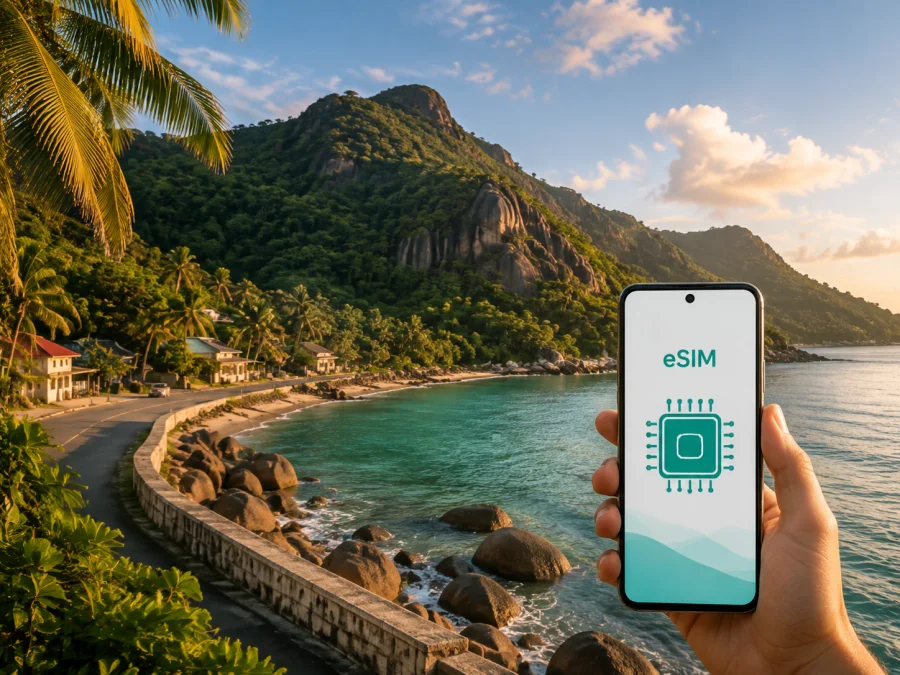 eSIM لآنس بوالو: إنترنت الهاتف في سيشيل