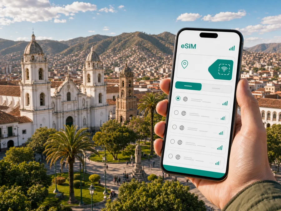 eSIM كوتشابامبا: إنترنت واتصال للهاتف