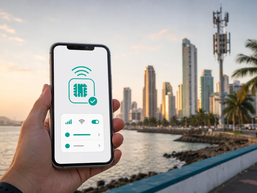 +móvil eSIM في بنما: التفعيل للمسافرين