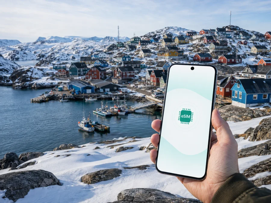 eSIM لسيسيميوت: إنترنت السفر في جرينلاند
