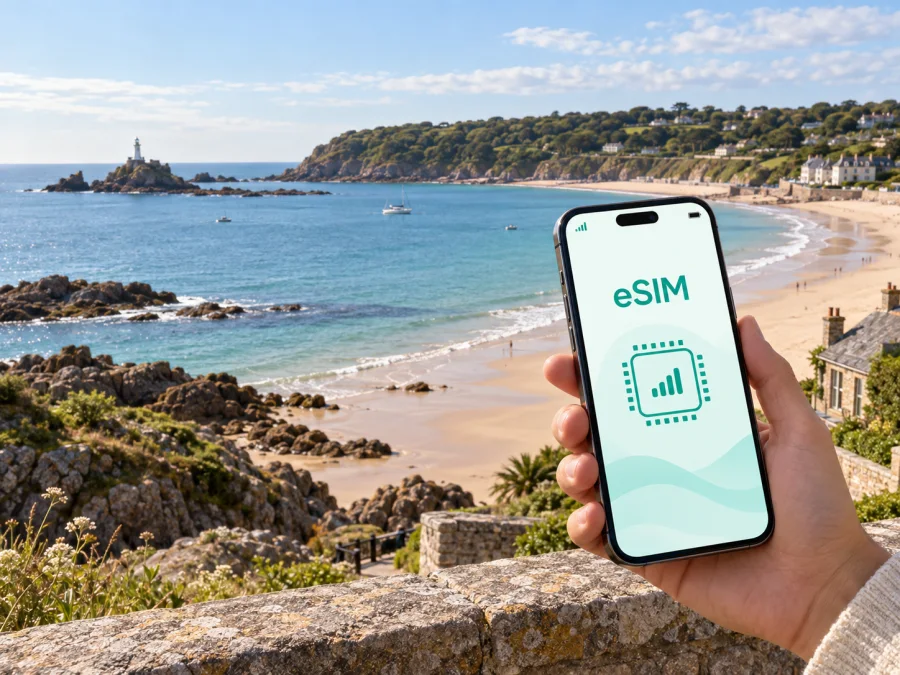 eSIM في سانت بريليد: الإنترنت والاتصال في جيرسي