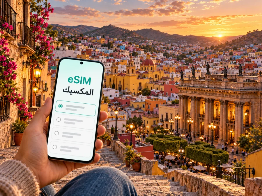 eSIM غواناخواتو: الإنترنت والاتصال في المكسيك