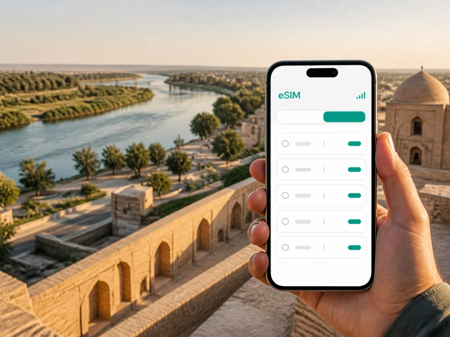 eSIM في ترمذ: إنترنت واتصال محمول في أوزبكستان