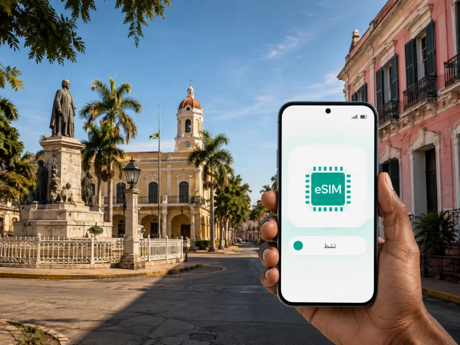 eSIM في المدينة الإسبانية: إنترنت واتصال أثناء السفر