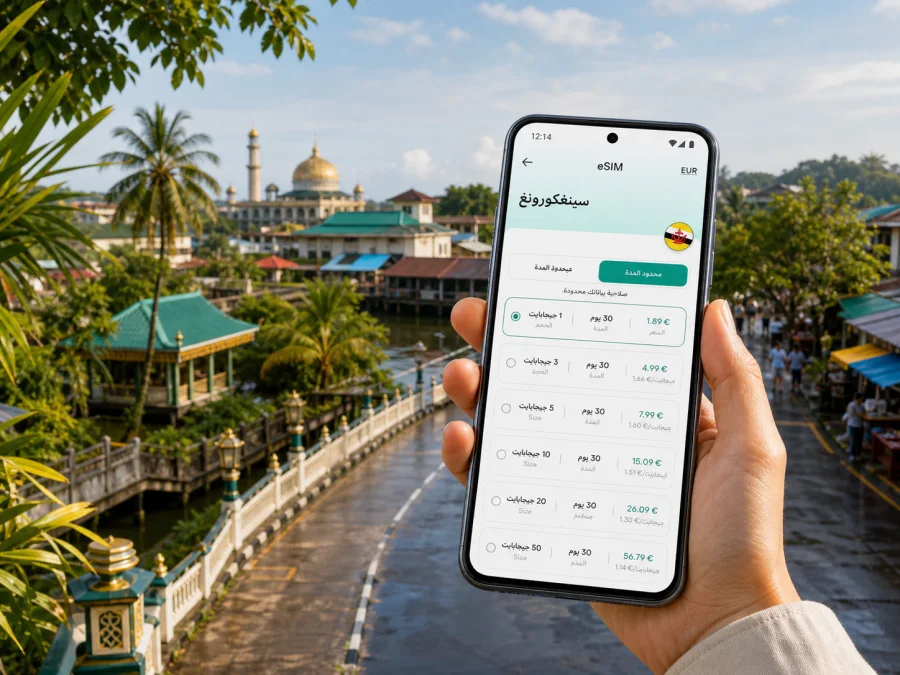 eSIM في سينغكورونغ: إنترنت واتصال للرحلة