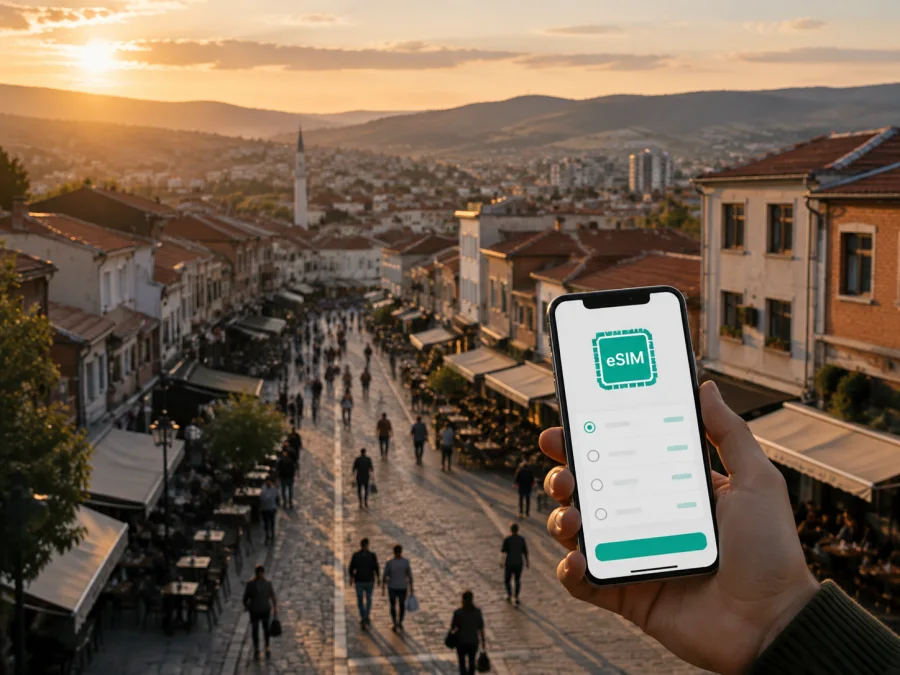 eSIM جيلان: إنترنت محمول في كوسوفو