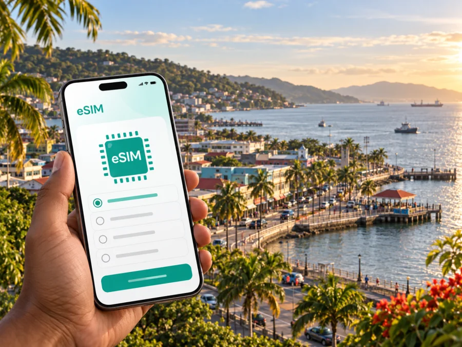 eSIM لسان فرناندو: إنترنت محمول في ترينيداد وتوباغو