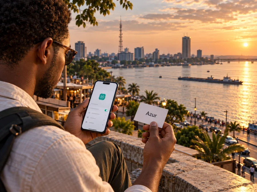 Azur eSIM في جمهورية الكونغو: ما الذي يجب التحقق منه؟