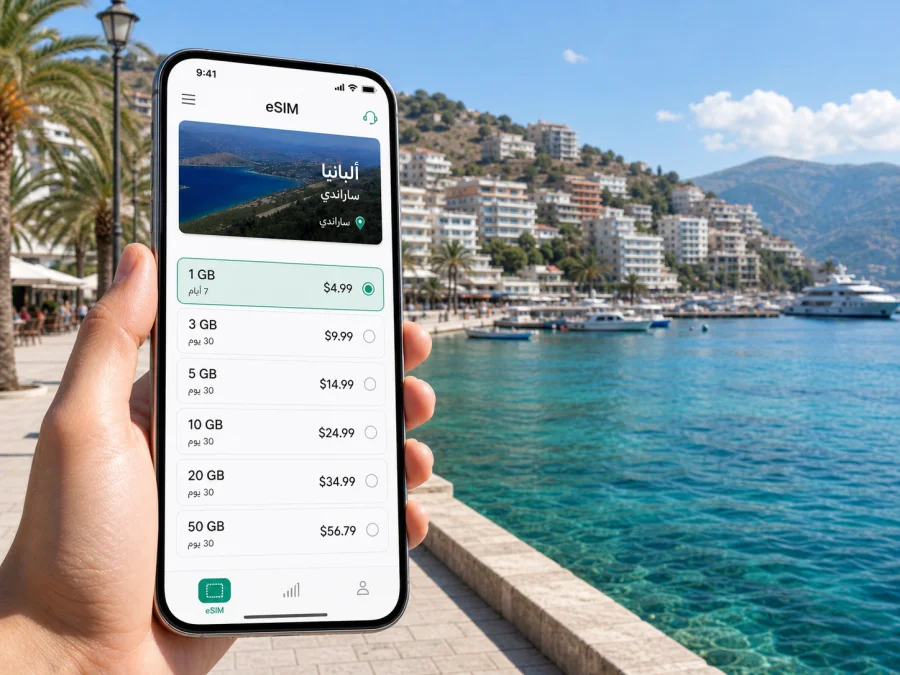 eSIM في ساراندي للإنترنت والاتصال المحمول