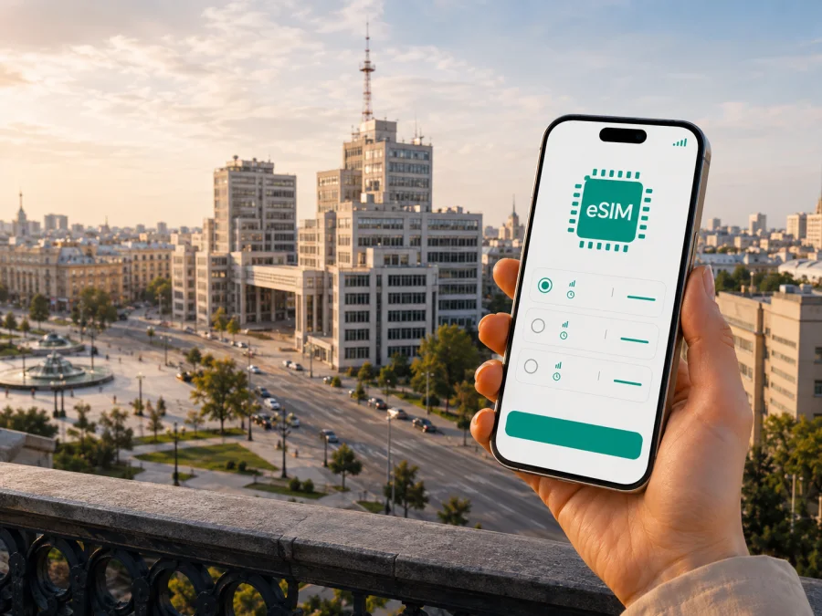 eSIM في خاركيف: إنترنت محمول لرحلتك