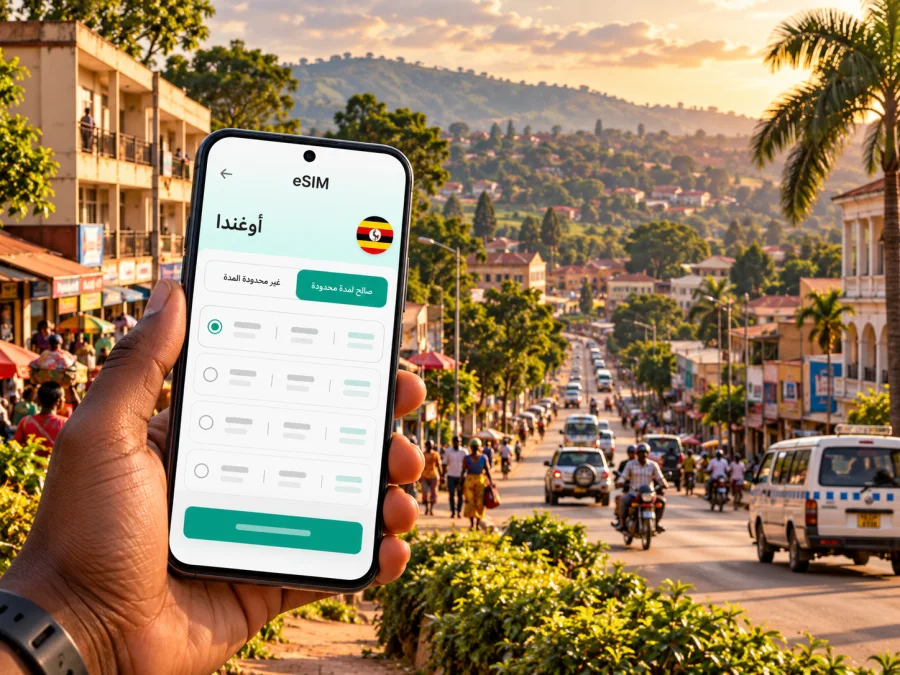 eSIM في ماساكا: الإنترنت والاتصال في أوغندا