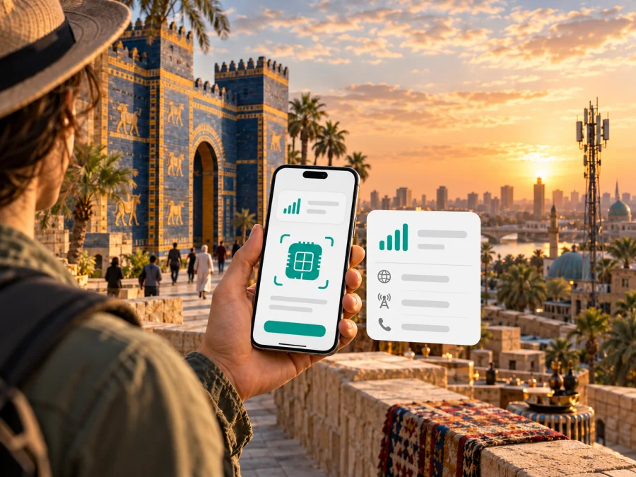 Omnnea eSIM العراق: التفعيل والتوافق