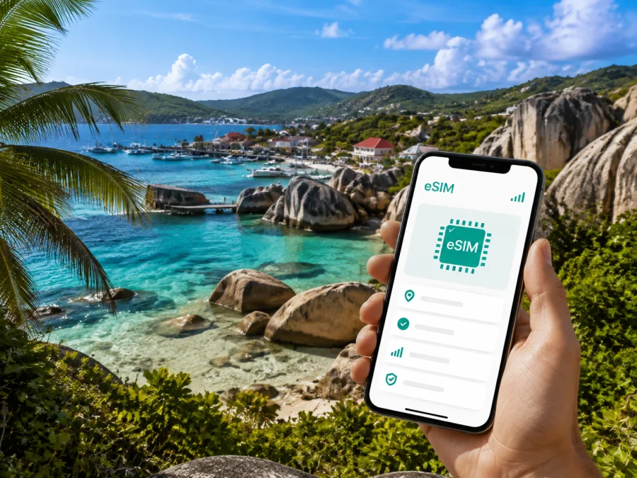 eSIM في فيرجن جوردا: إنترنت الهاتف المحمول في السفر